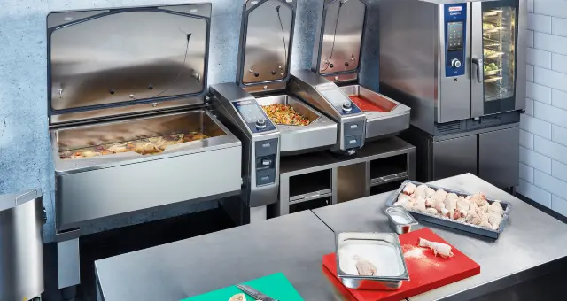 iCombi Pro XS in a small kitchen